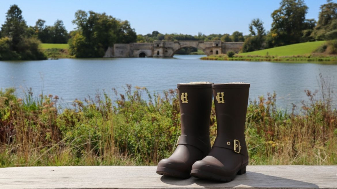 Hidden Holland Cooper wellies around Blenheim Palace for World Mental Health Day