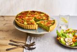 Jersey Royal & Watercress Tart with Tracklements Wild Garlic Sauce