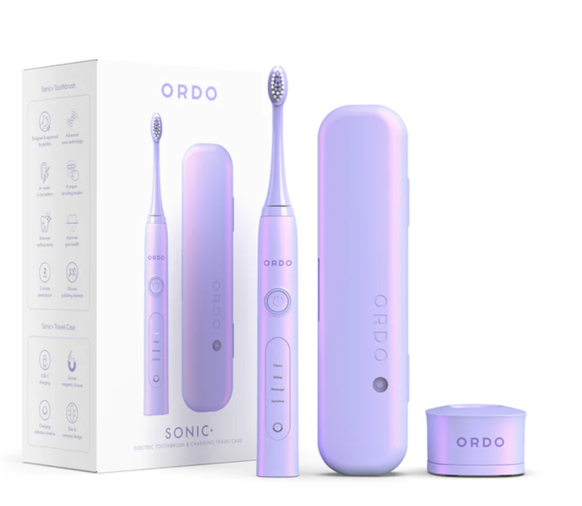 Ordo Sonic Toothbrush Charging Travel Case – Pearl Violet