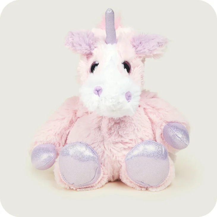 Warmies Large Sparkly Pink Unicorn