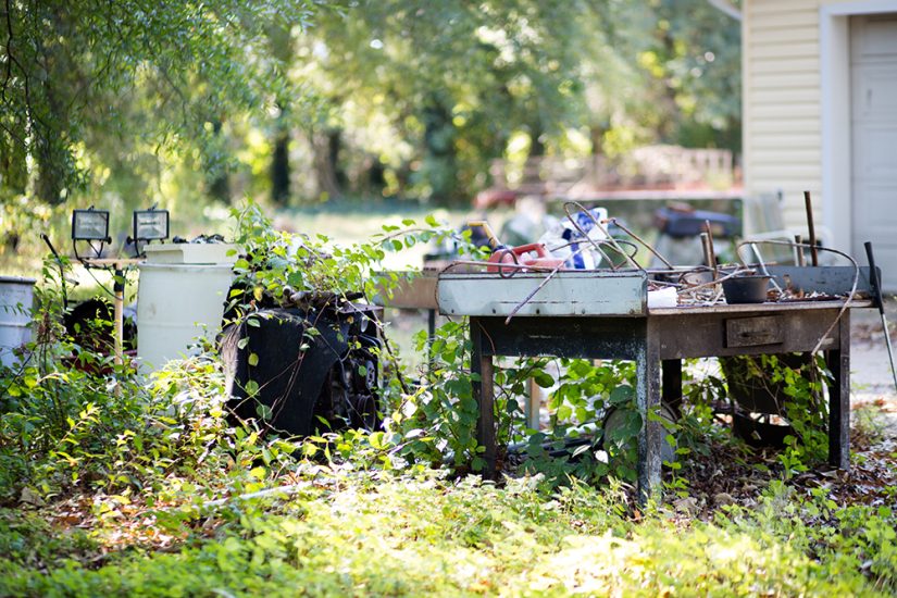 Turning a cluttered backyard into a calm retreat
