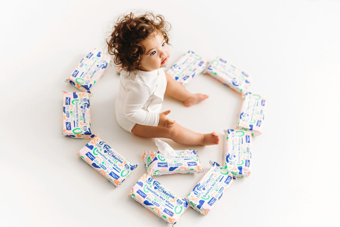 NEW! Premium, plastic-free wipes made from plant-based fibres