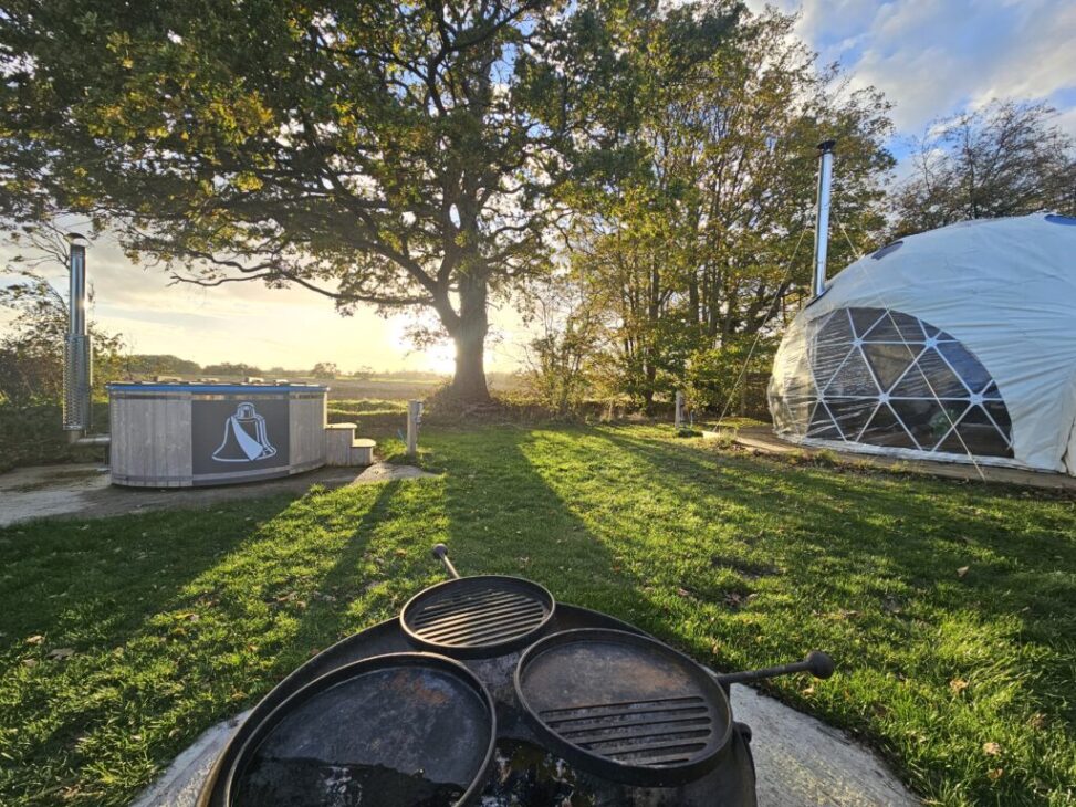 A Suffolk Glamping Escape With A Difference: Inside The Four Bells’ New Geo Domes