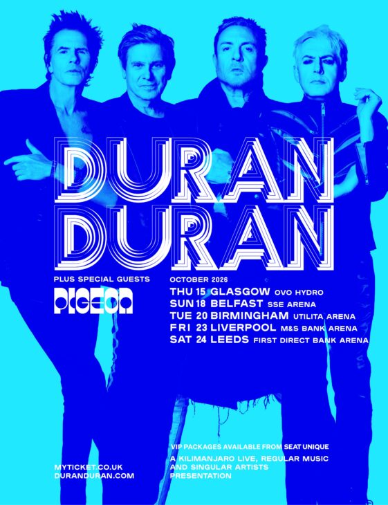 Duran Duran UK Arena Tour 2026 Announced
